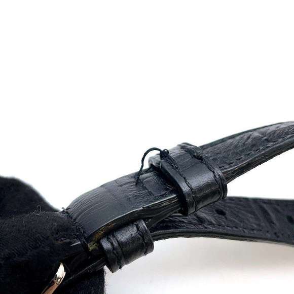 Saint Laurent Paris Satchel Embossed 2way Shoulder Bag Black - Picture 14 of 16